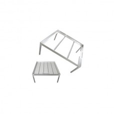 Soporte para mesa gris 0.36x1.1 m